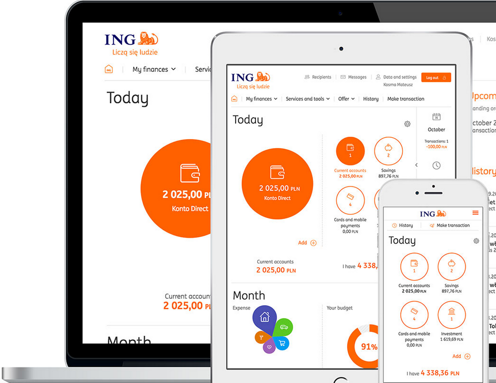 Logo ING Bank Śląski - projekt systemów wewnętrznych